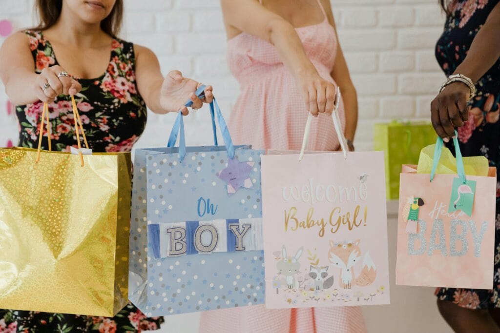 shower gift bags, perfect for joyful and festive occasions.