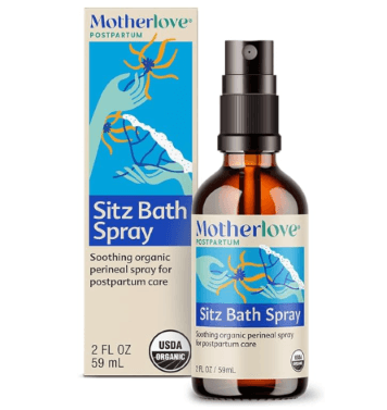 Organic Postpartum Herbal Perineal Spray w/Witch Hazel